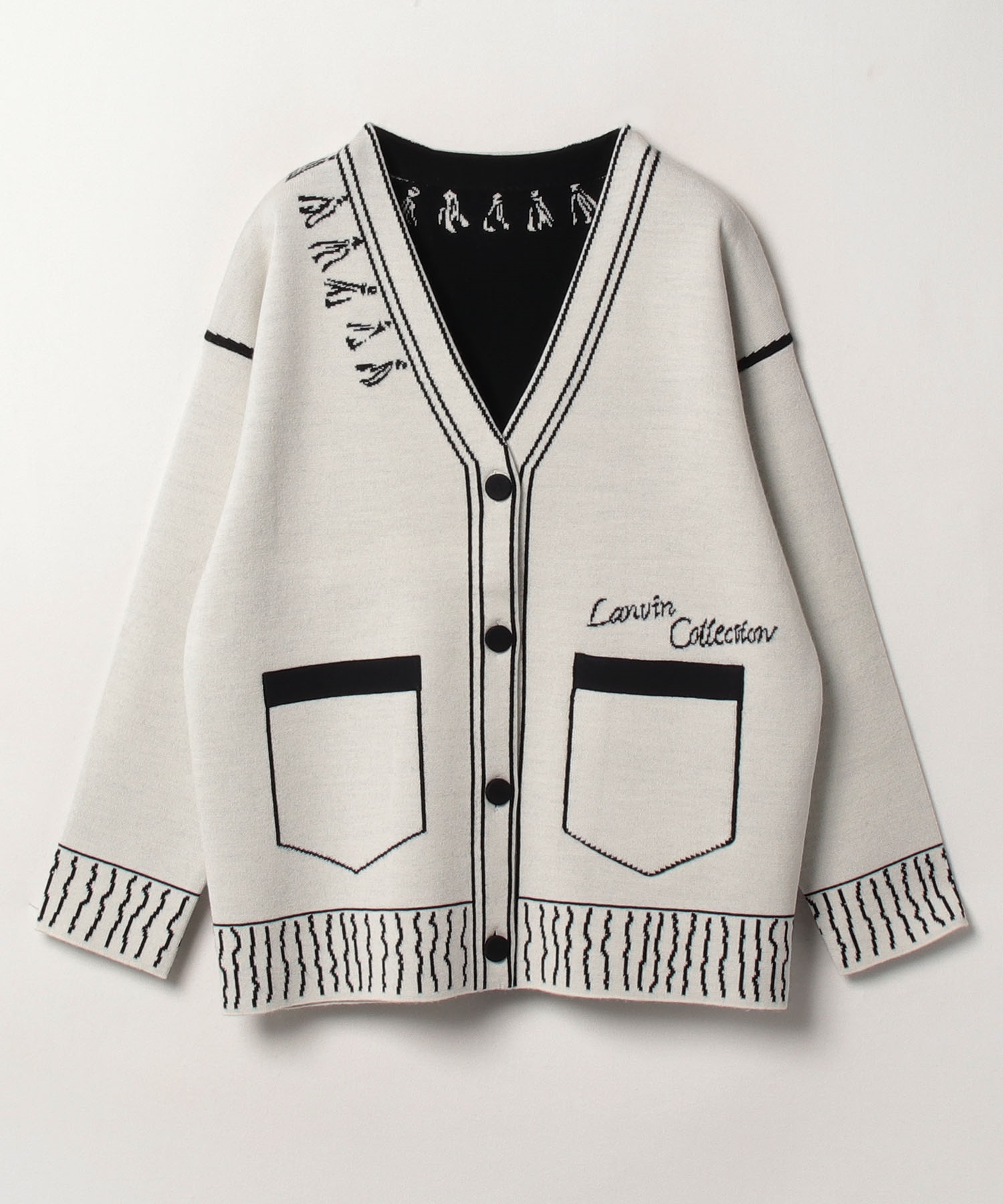 ランバンコレクション LANVIN COLLECTION カーディガン-