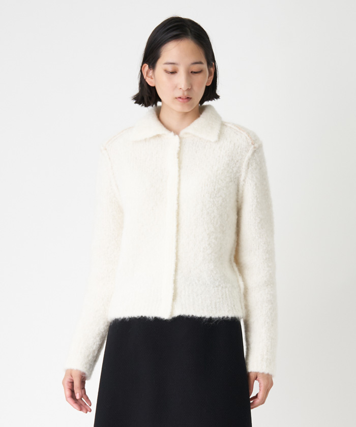 ウールモヘヤニットカーディガン - | LANVIN COLLECTION | ランバン 