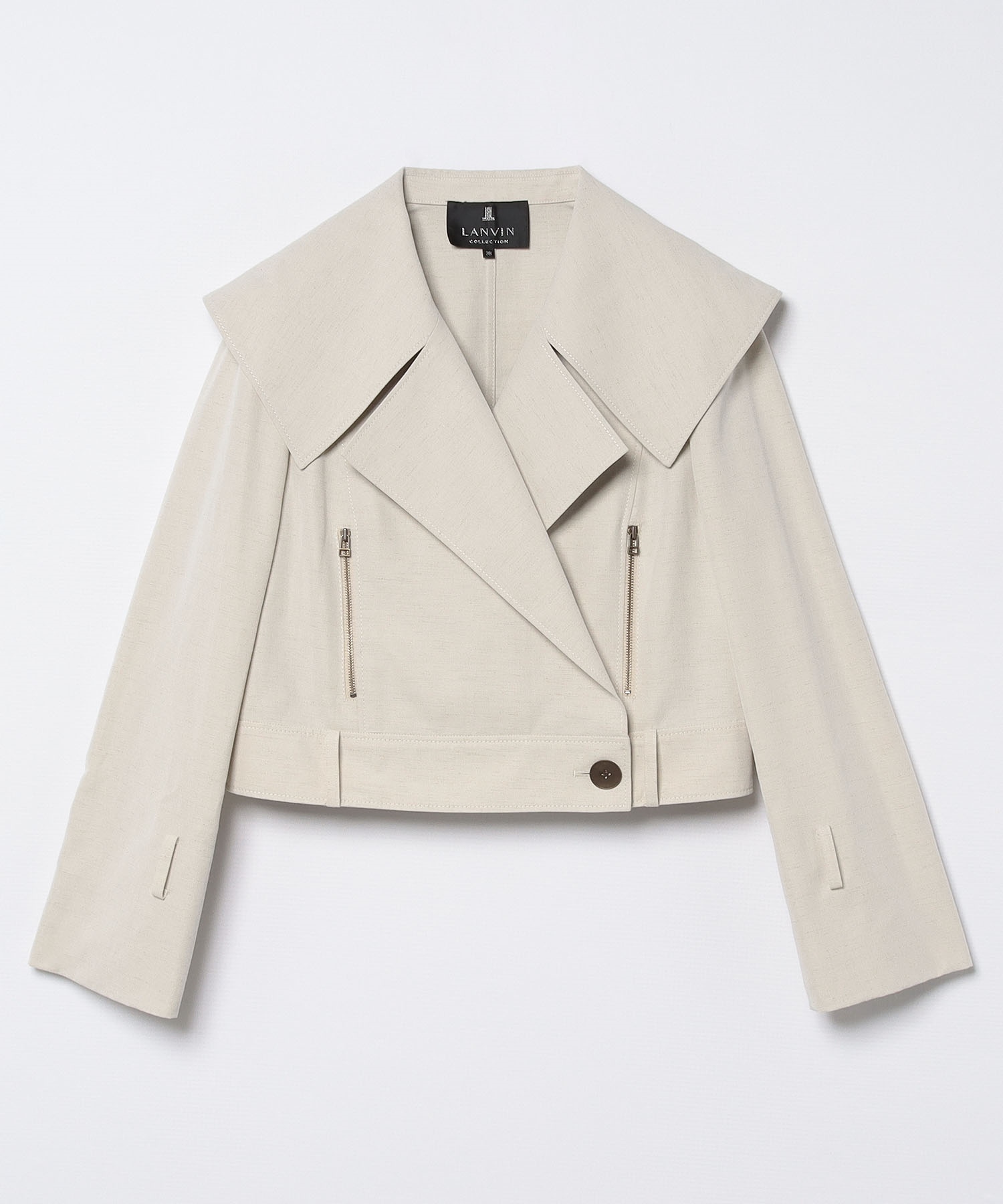 LANVINenBleu ビッグカラーデニムショートジャケット ビッグカラーデニムジャケット|LANVIN en Bleu | LANVIN en Bleu