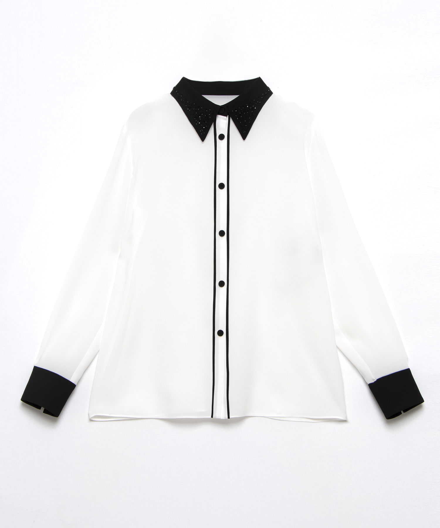 チュールビーズカラーブラウス - | LANVIN COLLECTION | ランバン 