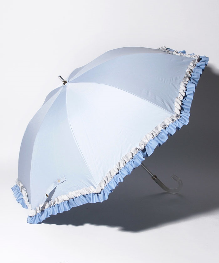 ランバンオンブルー　グログランフリル　晴雨兼用傘