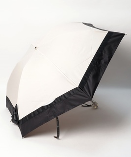 晴雨兼用折りたたみ日傘　”ビジューリボン”