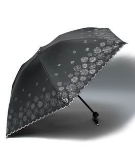 晴雨兼用折りたたみ日傘　”グリッター スカラ”