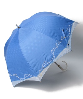 晴雨兼用日傘　ドビーオーガンジー刺繍