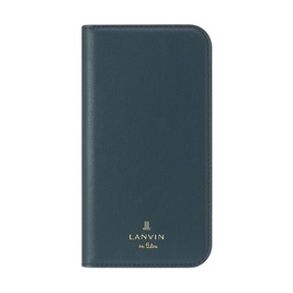 LANVIN en Bleu － Folio Case Stand & Ring Ribbon 2－Tone for iPhone 13 Pro [ Navy/
