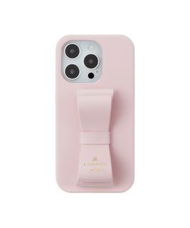 Slim Wrap Case Stand & Ring Ribbon for iPhone 14 Pro [ Sakura Pink ]