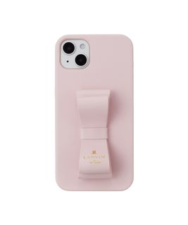 Slim Wrap Case Stand & Ring Ribbon for iPhone 14 Max [ Sakura Pink ]