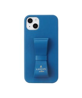 Slim Wrap Case Stand & Ring Ribbon for iPhone 14 Plus [ Navy ]
