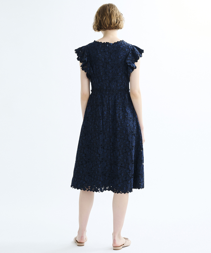 スカラップレースワンピース