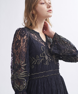 インド刺繍ワンピース