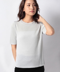 【アンサンブル対応】ラメプレーティングセーター