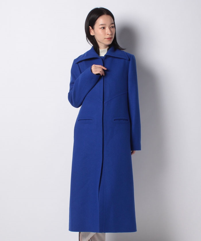 かわいい！ pierre cardin ウールニットワンピ？コート？ 千鳥ジャ