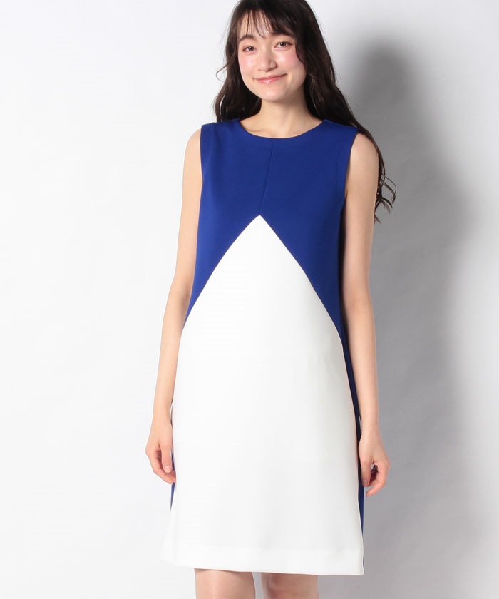 ダンボールジャージー バイカラーワンピース Pierre Cardin ピエールカルダン Lapine Online Store