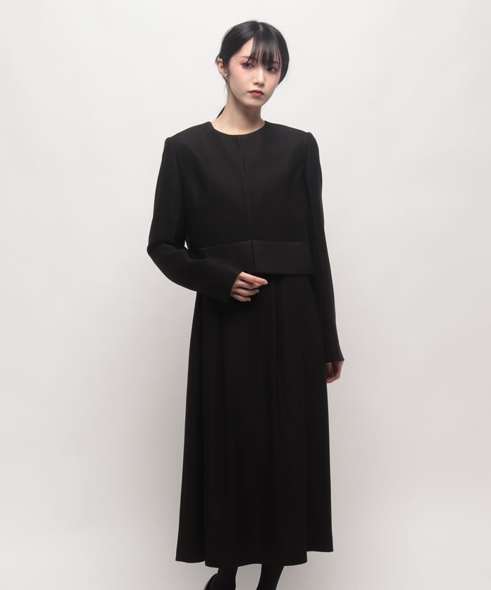 春のコレクション NINA サイズ15号 喪服 礼服 ブラックフォーマル 