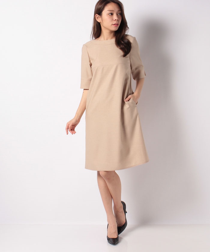 5分袖ワンピース Cara O Cruz キャラ オ クルス Leilian Co Ltd Official Online Store