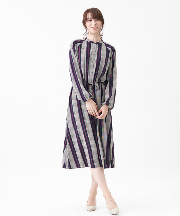 グレンチェックワンピース En Recre アン レクレ Leilian Co Ltd Official Online Store