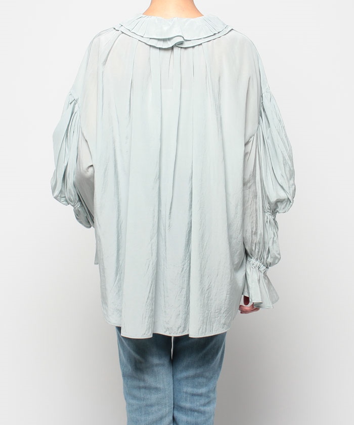 LANVIN en Bleu】フリルカラーブラウス -｜en recre（アン