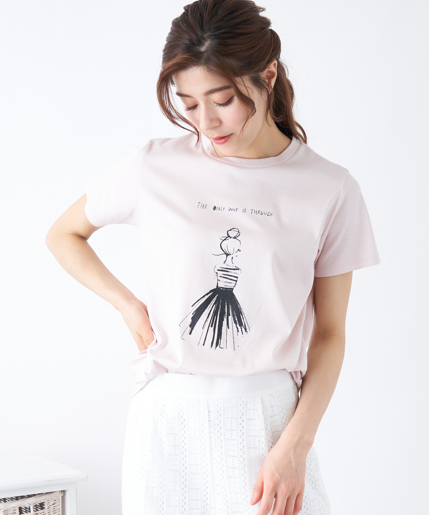 Nouque】プリントＴシャツ -｜en recre（アン レクレ）｜Leilian Co