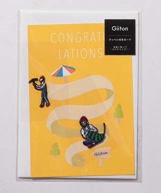 【Giiton】ワッペン付きカード