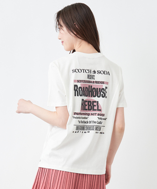 【SCOTCH & SODA】バックプリントTシャツ