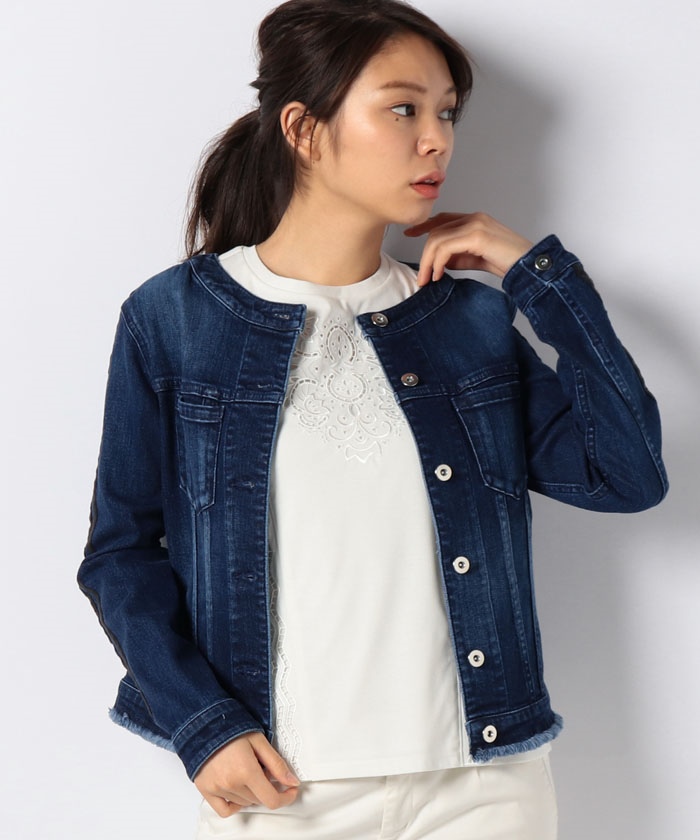 ノーカラーGジャン -|Leilian(レリアン)|Leilian Co.,LTD