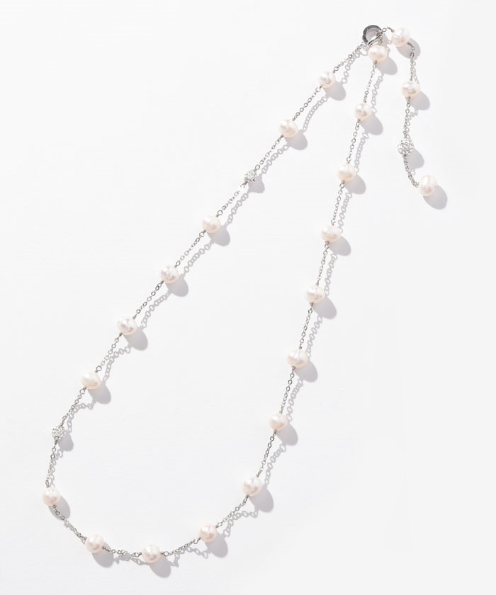 パール×ビジューネックレス -|Leilian(レリアン)|Leilian Co.,LTD