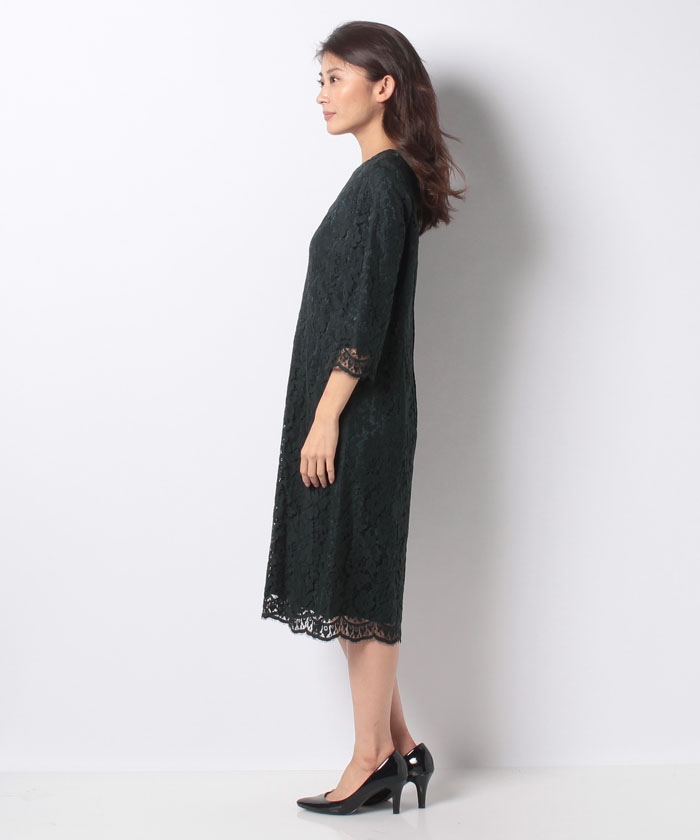 セレモニー】花柄総レースワンピース -｜Leilian（レリアン）｜Leilian 