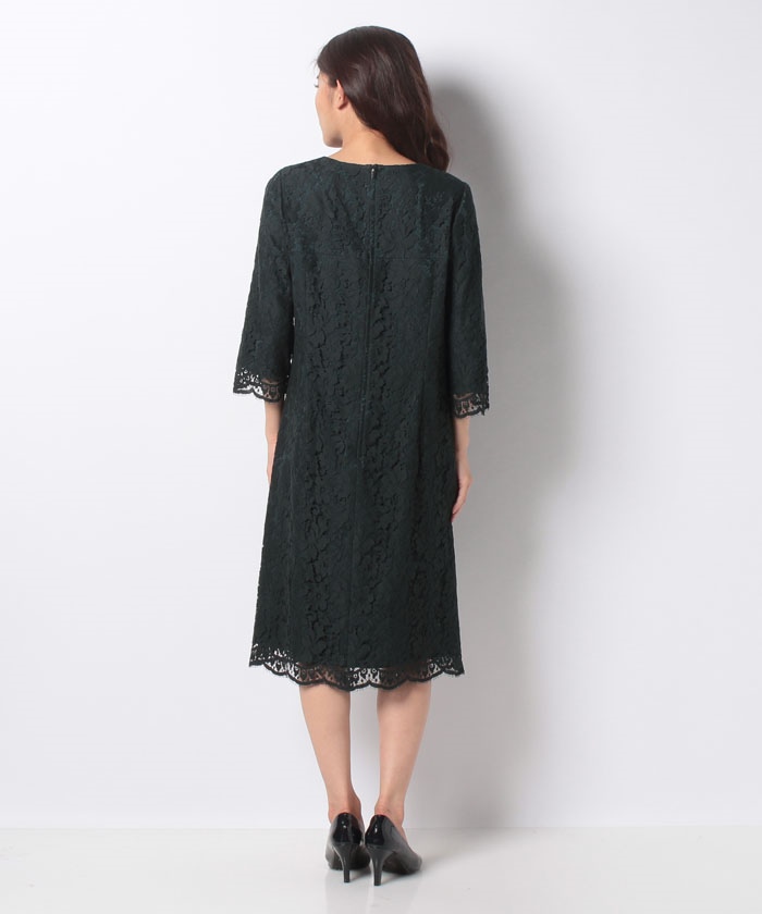 セレモニー 花柄総レースワンピース Leilian レリアン Leilian Co Ltd Official Online Store