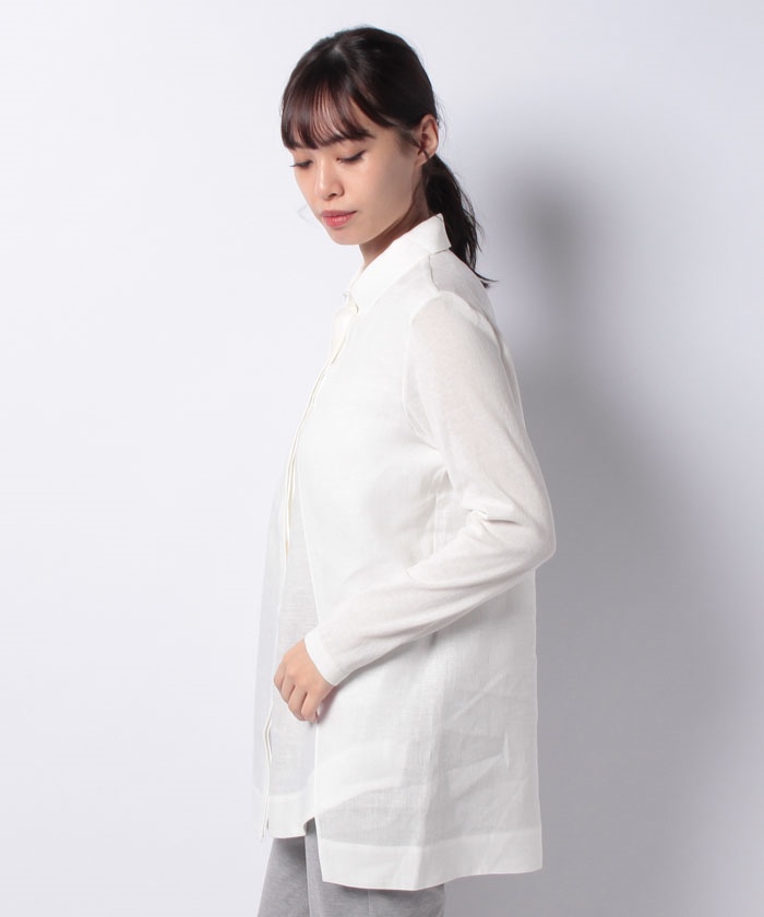 長袖麻シャツ【MARGON】 -｜Leilian（レリアン）｜Leilian Co 