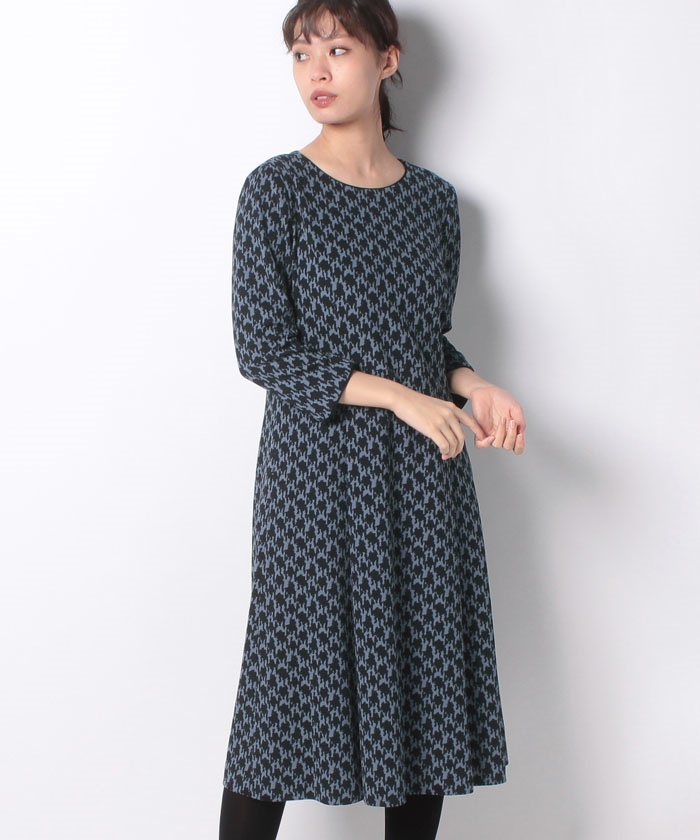 千鳥格子柄ワンピ ス Leilian レリアン Leilian Co Ltd Official Online Store