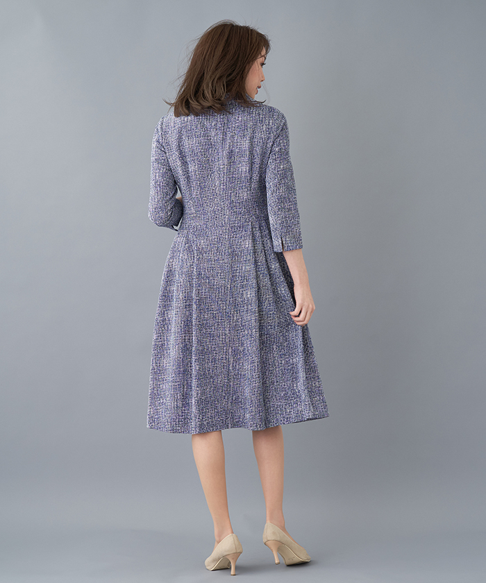 ツイード調ワンピース Leilian レリアン Leilian Co Ltd Official Online Store ツイード調ワンピース Leilian レリアン Leilian Co Ltd Official Online Store