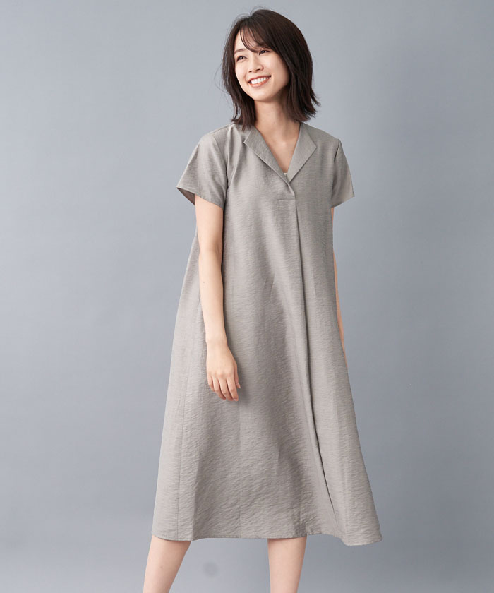 半袖シャツワンピース Leilian レリアン Leilian Co Ltd Official Online Store