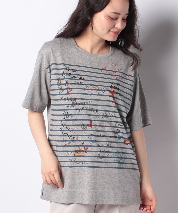 ボーダー半袖Tシャツ -｜Leilian（レリアン）｜Leilian Co.,LTD