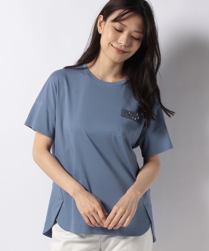 スタッズ飾りＴシャツ -｜Leilian（レリアン）｜Leilian Co.,LTD