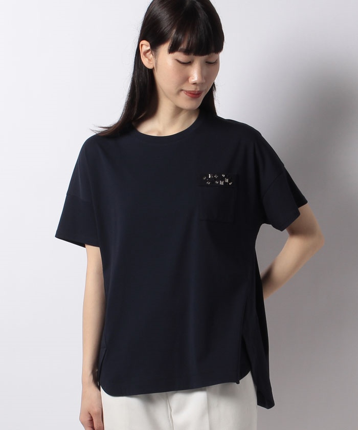 スタッズ飾りＴシャツ -｜Leilian（レリアン）｜Leilian Co.,LTD