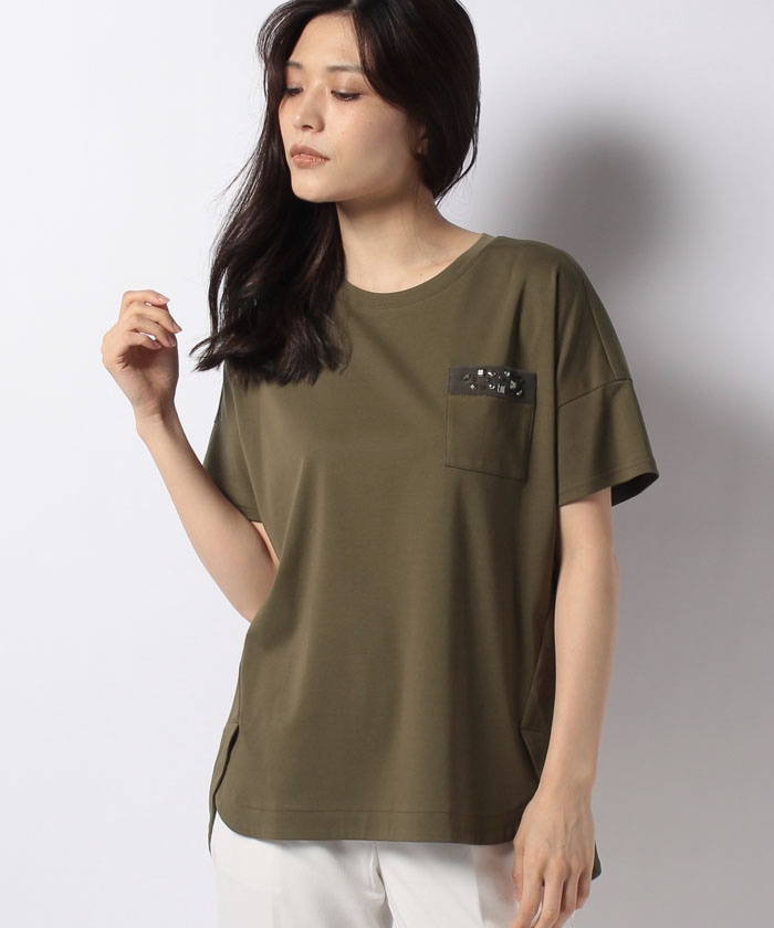 スタッズ飾りＴシャツ -｜Leilian（レリアン）｜Leilian Co.,LTD