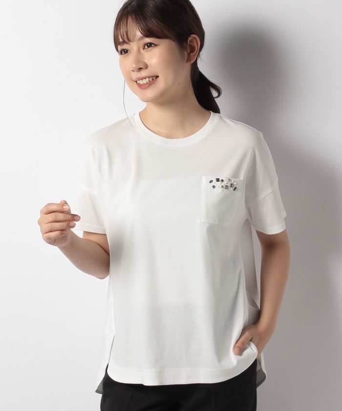 スタッズ飾りＴシャツ -｜Leilian（レリアン）｜Leilian Co.,LTD