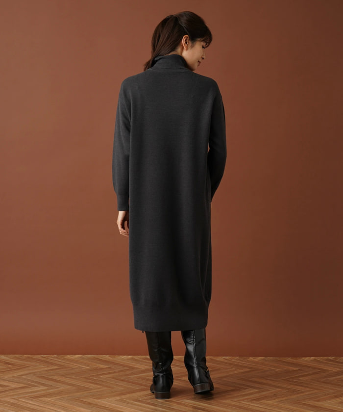 タートルネックニットワンピース【my perfect wardrobe】 -｜Leilian（レリアン）｜Leilian Co.,LTD  Official Online Store