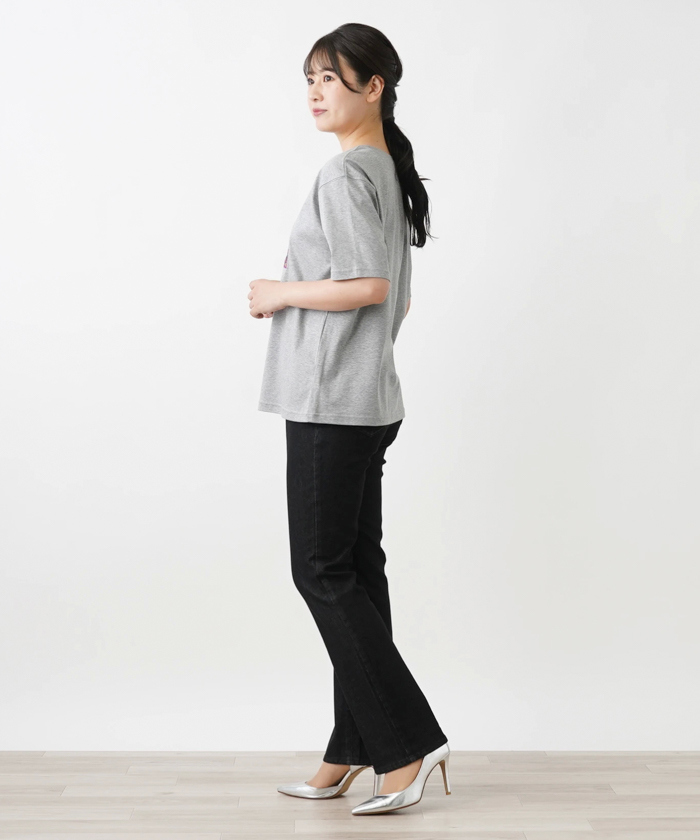 フラワーモチーフTシャツ -｜Leilian（レリアン）｜Leilian Co 