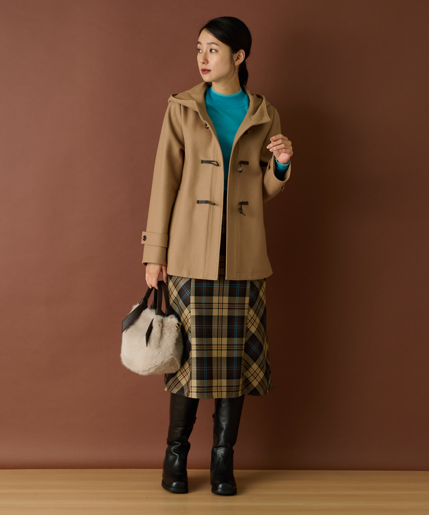 店舗人気】ダッフルコート【Leilian WHITE LABEL】 -｜Leilian