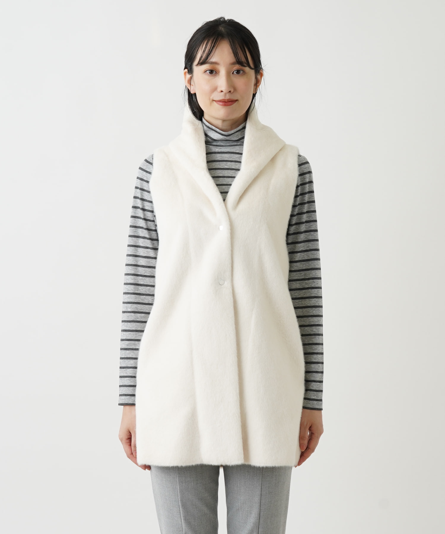 ボアベスト【Leilian WHITE LABEL】 -｜Leilian（レリアン）｜Leilian Co.,LTD Official Online  Store