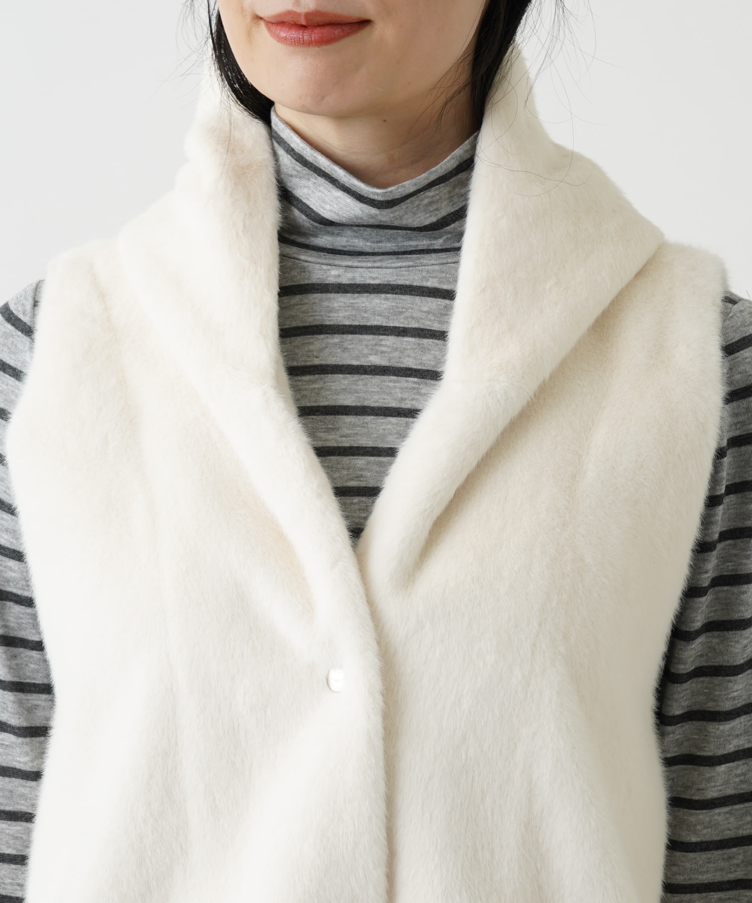 ボアベスト【Leilian WHITE LABEL】 -｜Leilian（レリアン）｜Leilian Co.,LTD Official Online  Store