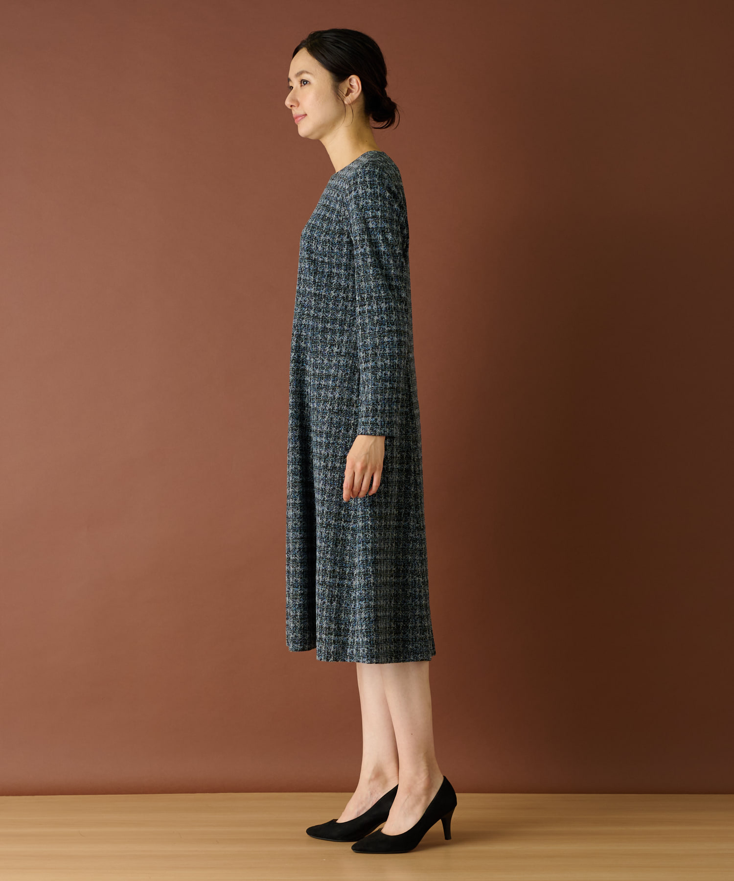 洗えるワンピース【Leilian WHITE LABEL】 -｜Leilian（レリアン