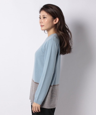カシミヤチュニックセーター -|Leilian(レリアン)|Leilian Co.,LTD
