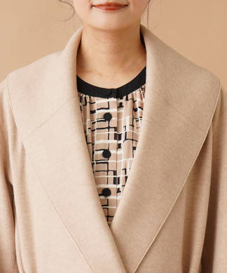 極美品✨レリアン ロロピアーナ 大きいサイズ ベルトリバーコート