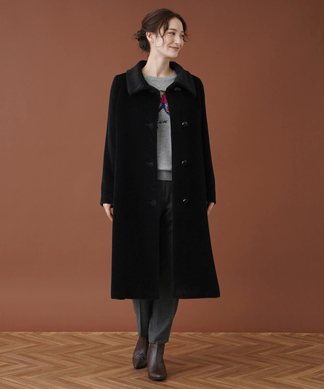 ロングコート【セレモニー】【Leilian WHITE LABEL】 -｜Leilian