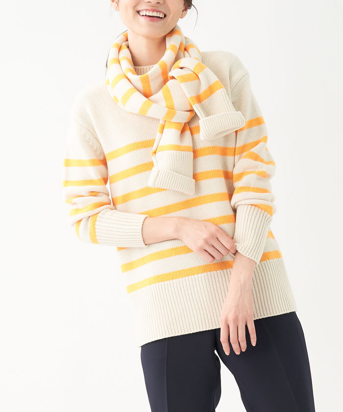 NEMIKA】マフラー付きセーター -｜ＮＥＭＩＫＡ（ネミカ）｜Leilian Co.,LTD Official Online Store