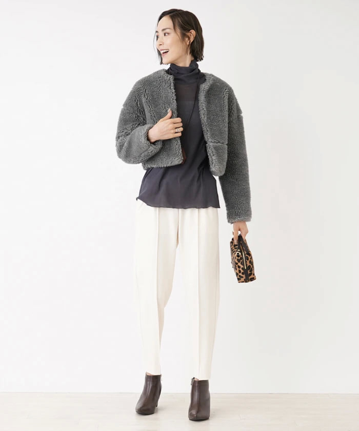 ウールファーショートジャケット【TICCA】 -｜NEMIKA（ネミカ  