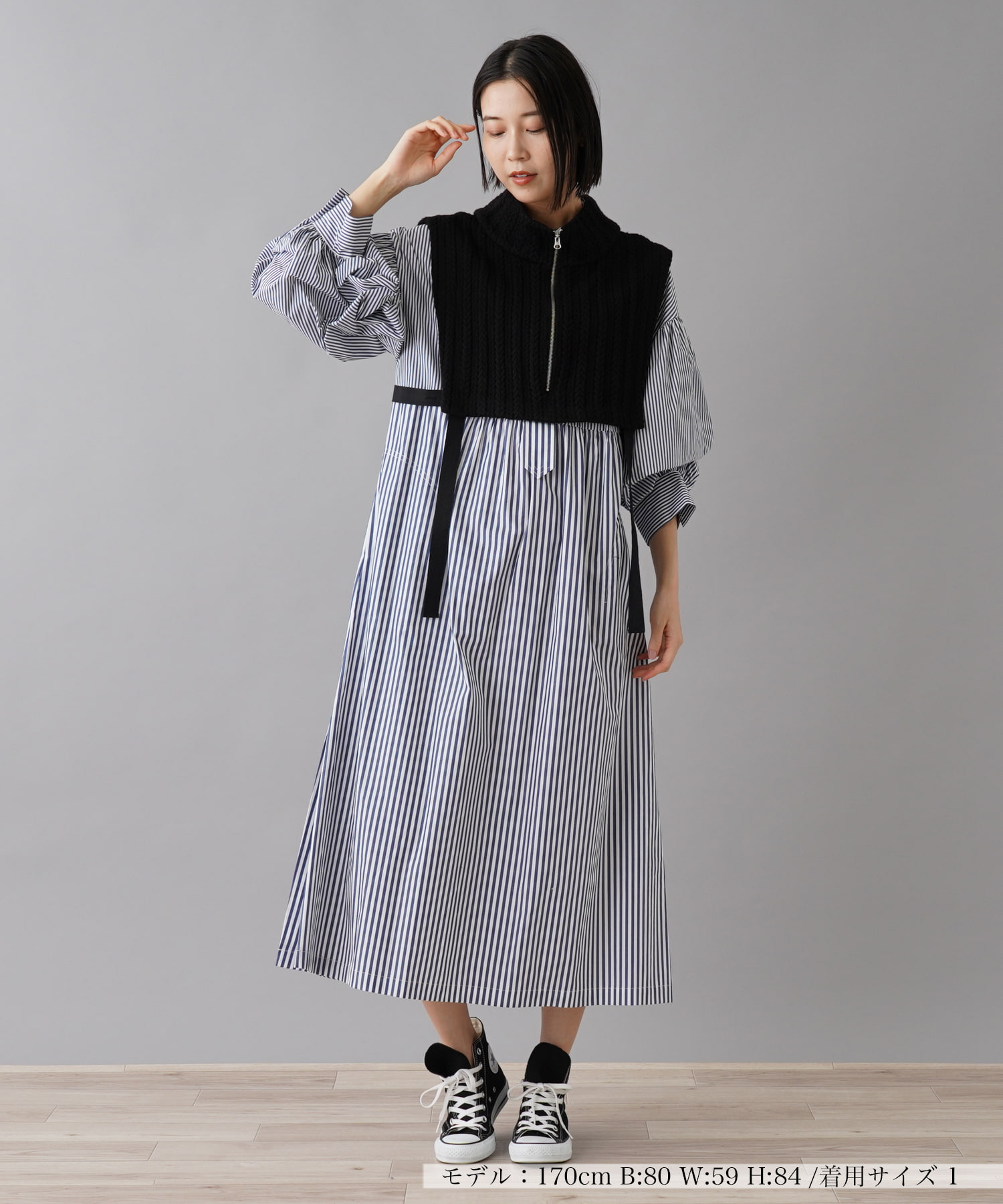 限定SALE，爆買い Lallia Mu（ラリアムー) ドットワンピース