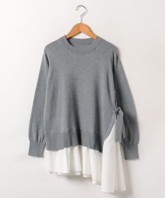 【NEMIKA】異素材使いセーター